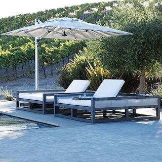 transat, en, fer, forge, chaise, longue