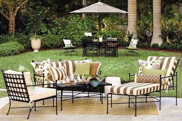 salon, de, jardin, en, fer, forg&eacute;, maroc, mobilier, de, jardin 